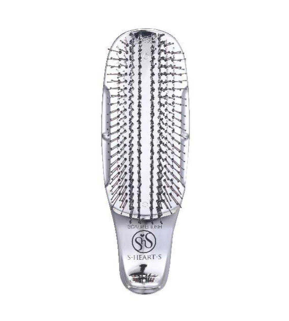 S-HEART-S Scalp Brush World Premium Short Silver