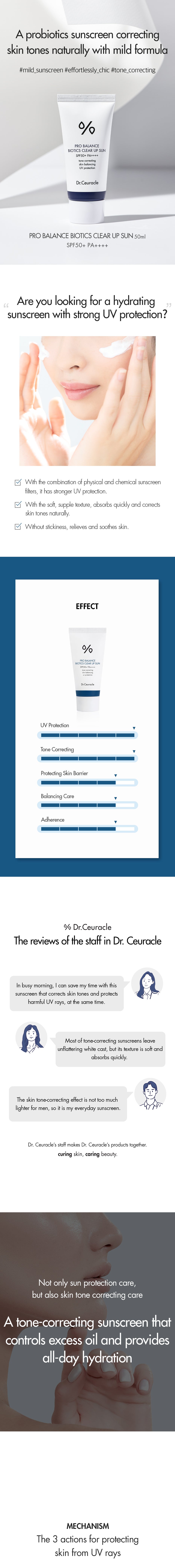 Dr. Ceuracle Pro-Balance Biotics Clear Up Sun